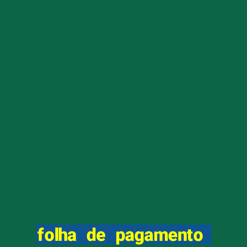 folha de pagamento para preencher word